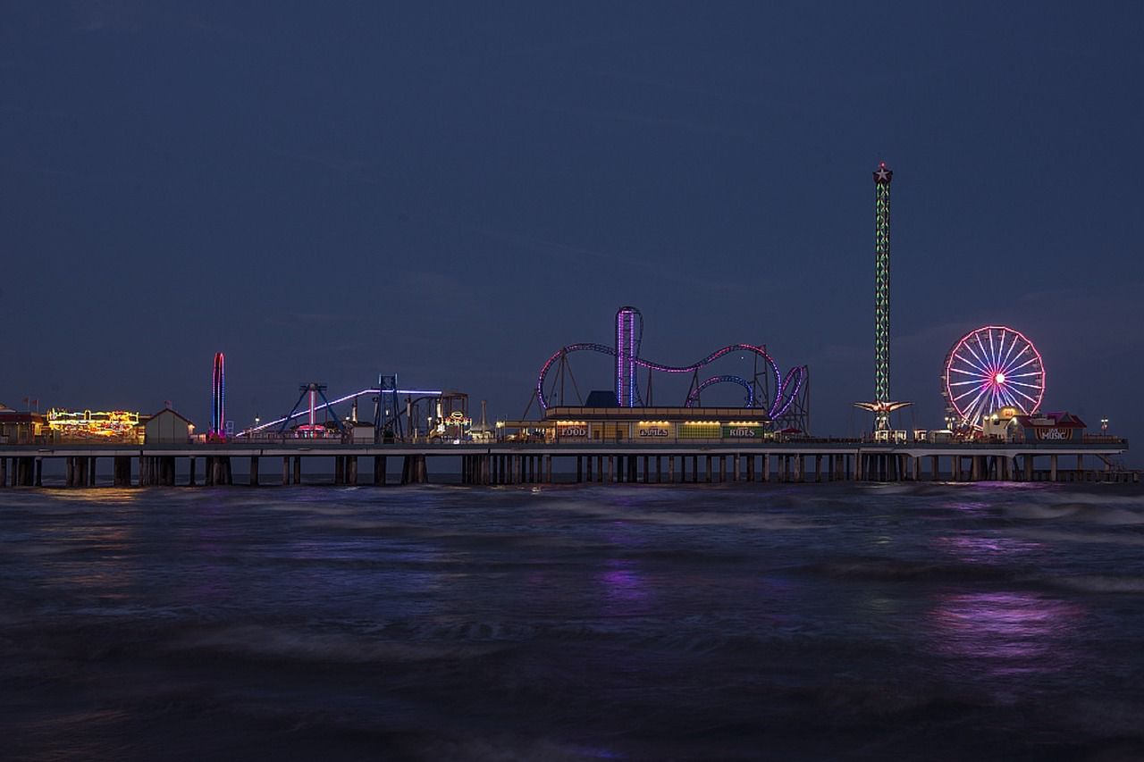 2. Historic Pleasure Pier, Galveston Island, Texas